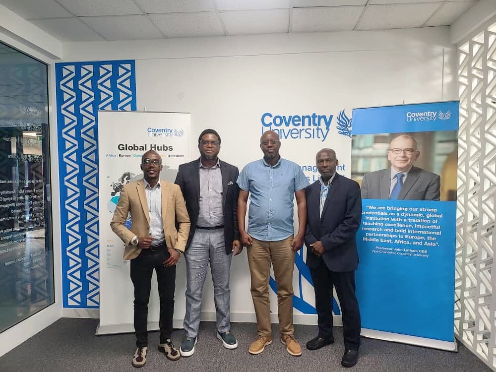 Successful Meeting with Professor Nelson Ijumba, the International Research and Innovation Program Manager at Coventry University's Africa Hub